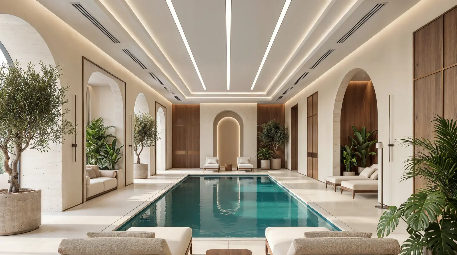 Indoor hydrotherapy pool